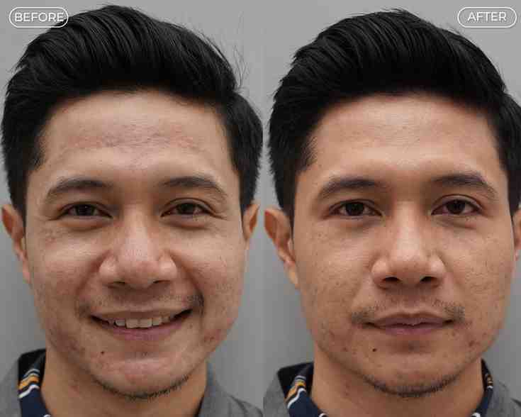 Pembersih Bekas Jerawat Pria